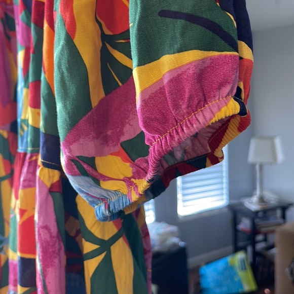 3XL Terra & Sky midi sleeve elastic arm boho beautiful on.  Great flexible pop - Picture 4 of 5